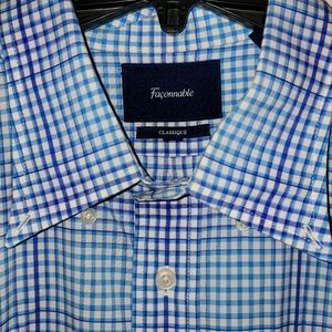 Faconnable 100% cotton botton down shirt
